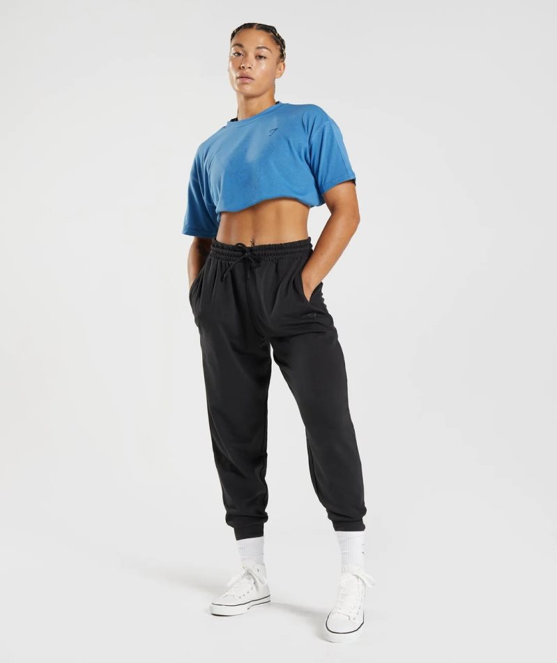 Women's Gymshark GS Power Jogger Black | CA D13A68